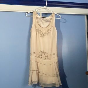 Soft pink dress with beading